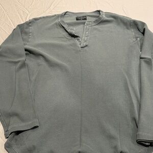 Goodlife waffle stitch thermal henley | L